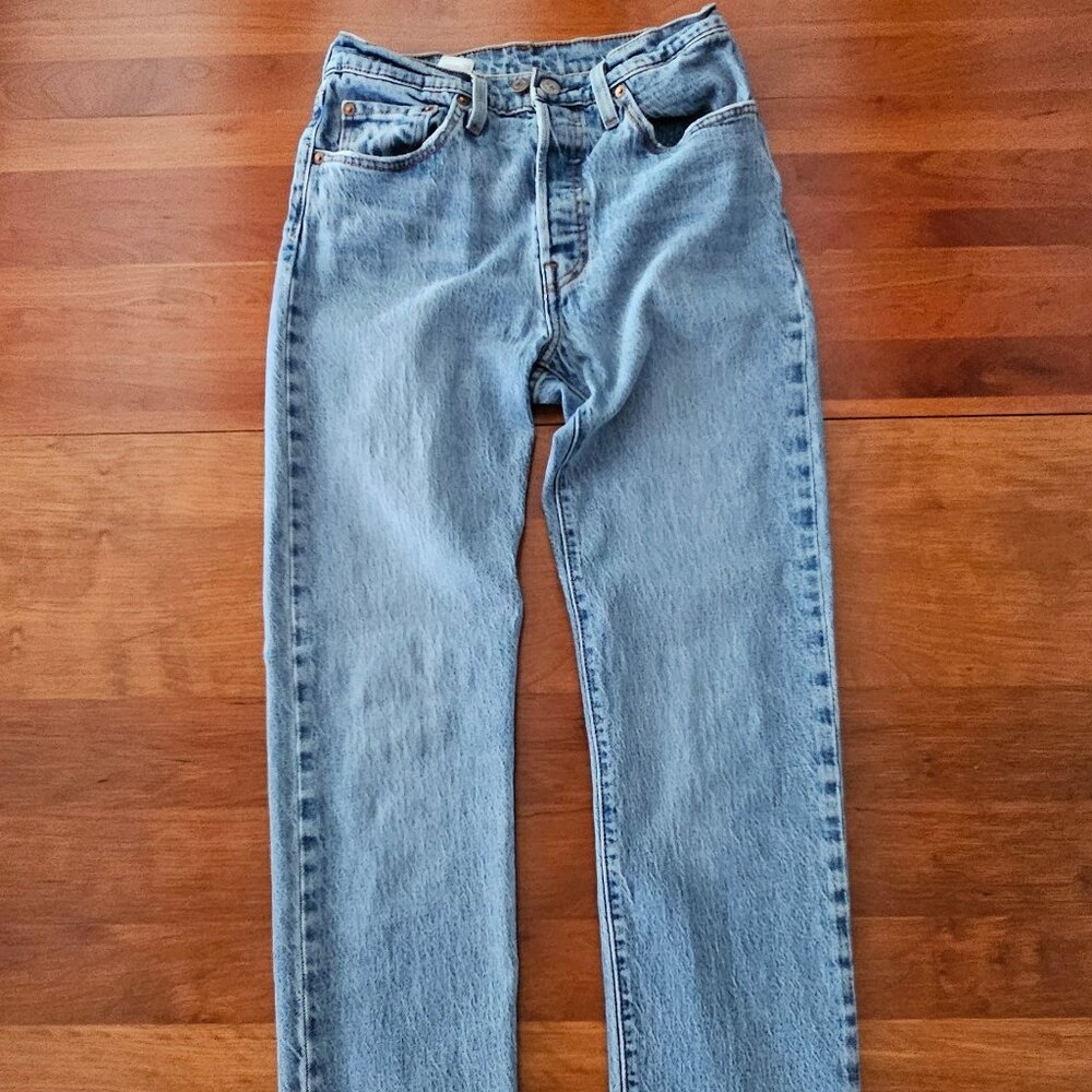 Levi's Light Blue Straight Leg Jeans